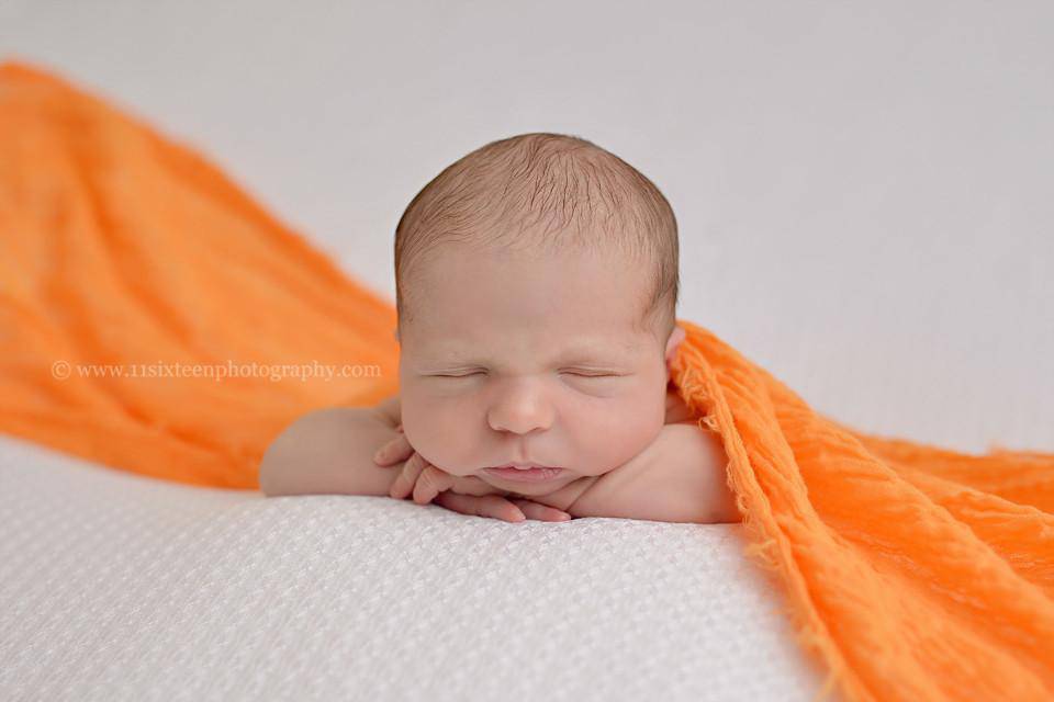 Bright orange outlet blanket