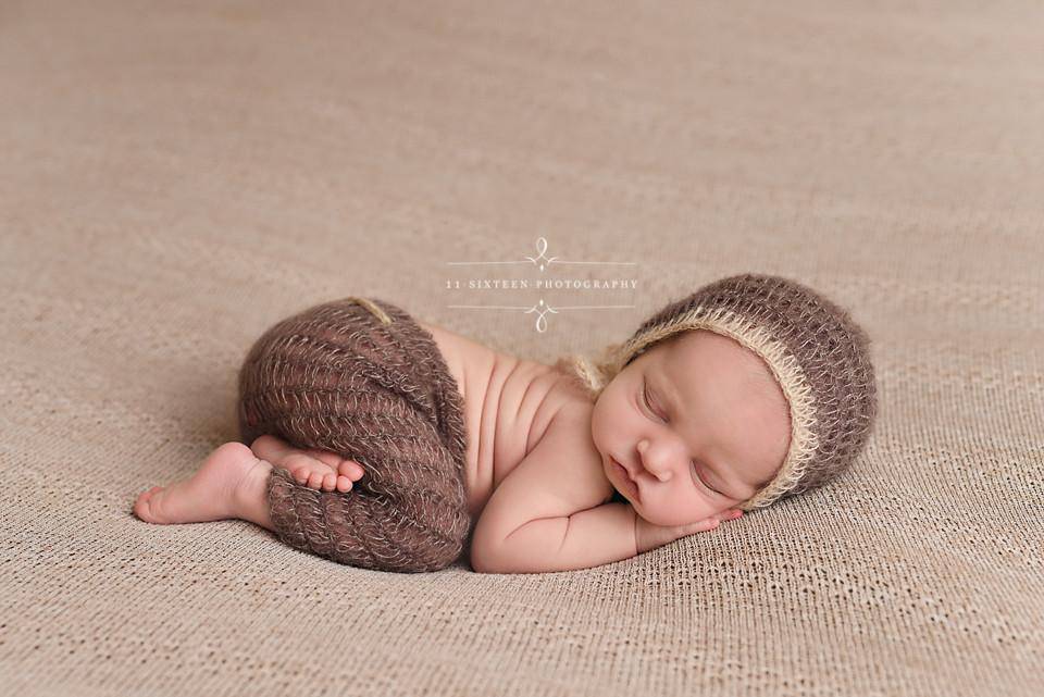 Cool Toned Baby Girl Newborn Photos