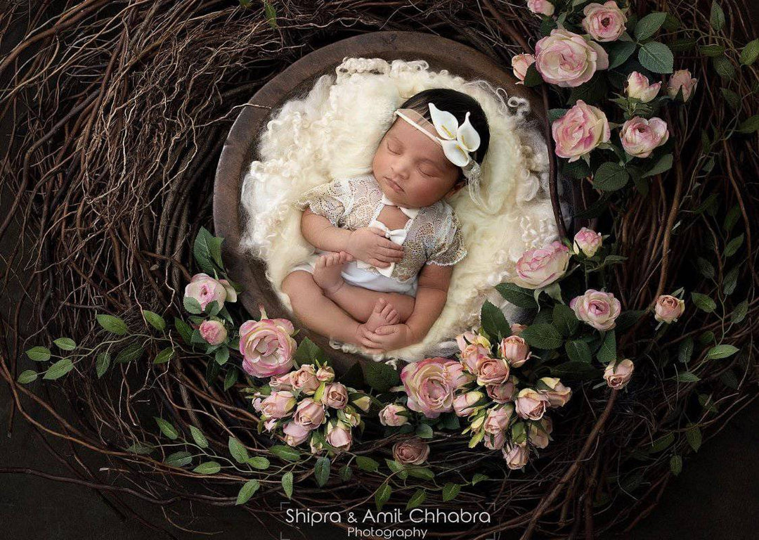 Baby cocoon photo props, Baby shops nest with flowers and pearls, White Newborn basket by nerina52, Newborn baby cocoon photography prop, Baptism