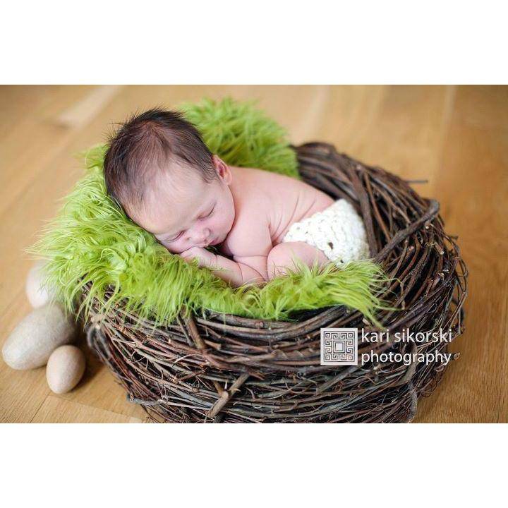 Wooden nests, furs, baby wraps, newborn 2024 photography props