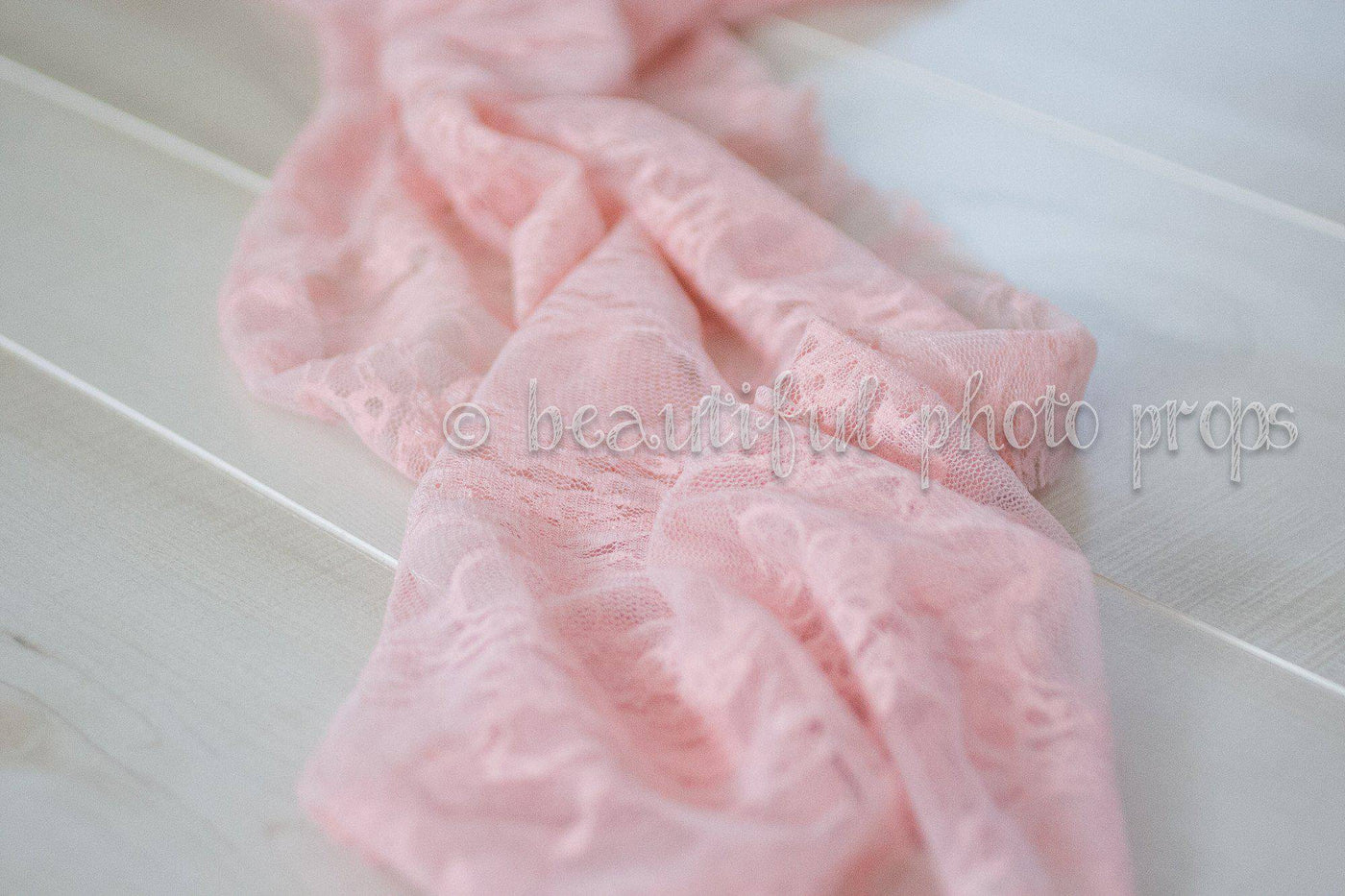 Stretch Lace Wrap in Candy Pink - Beautiful Photo Props