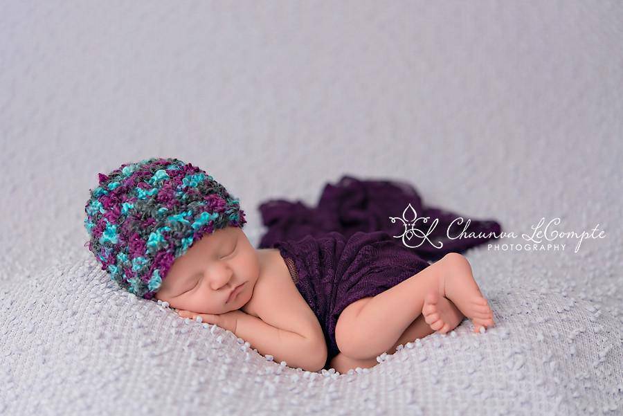 Snow Cone Newborn Beanie Hat - Beautiful Photo Props