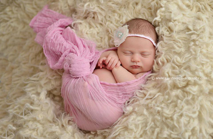 Light Pink Cheesecloth Baby Wrap Cheese Cloth Fabric Beautiful Photo Props