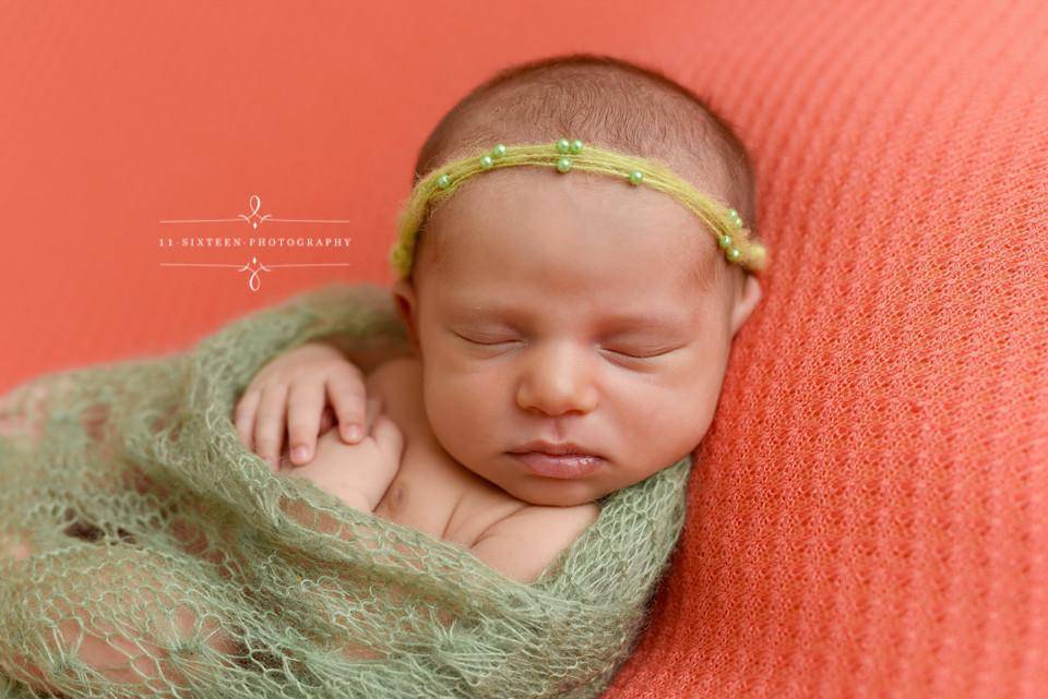 Lime Green Pearls Mohair Halo Tieback Headband - Beautiful Photo Props